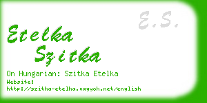 etelka szitka business card